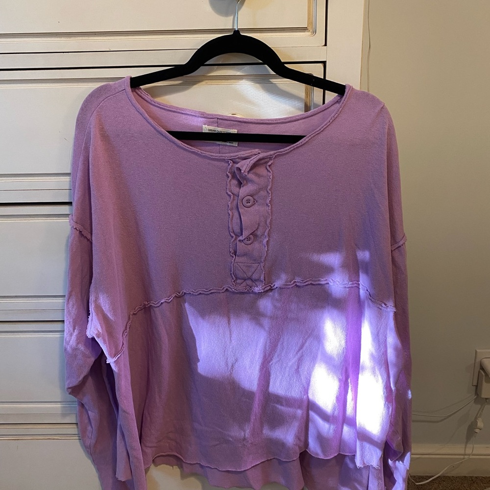 Urban Outfitters Purple Flowy Top